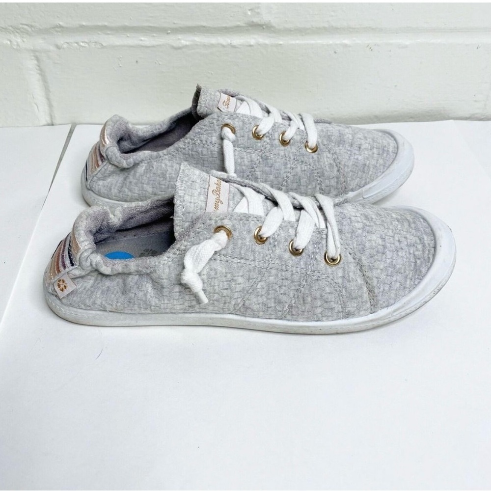 TOMMY BAHAMA No Tie Cozy Gray MEMORY FOAM Sneaker SHOES Womens Size 8